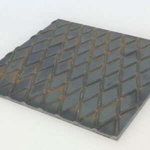 Varmförzinkad durk rutplåt 2000x1000x5 mm